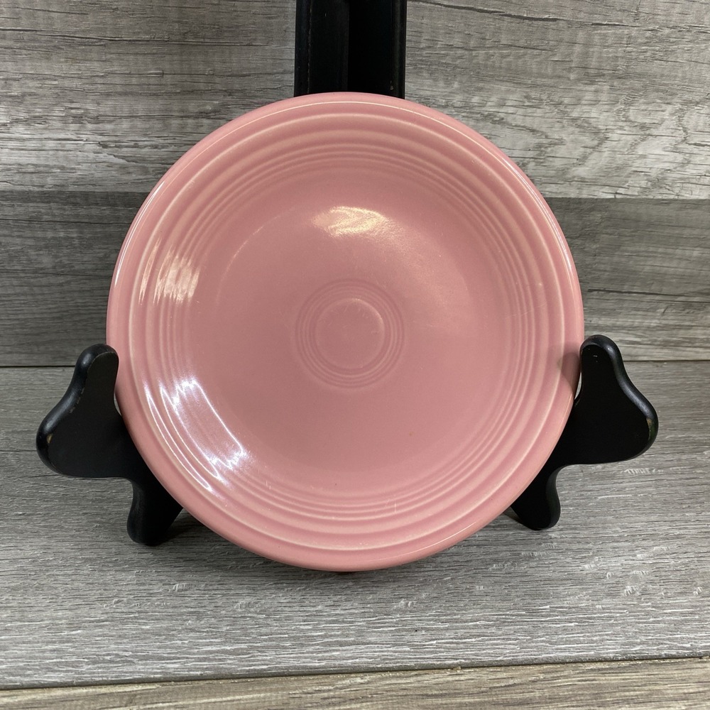 Fiestaware Rose Pink 7 1/4" Salad‎ Plate Lead Free